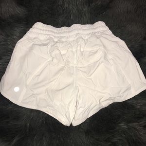White lululemon shorts
